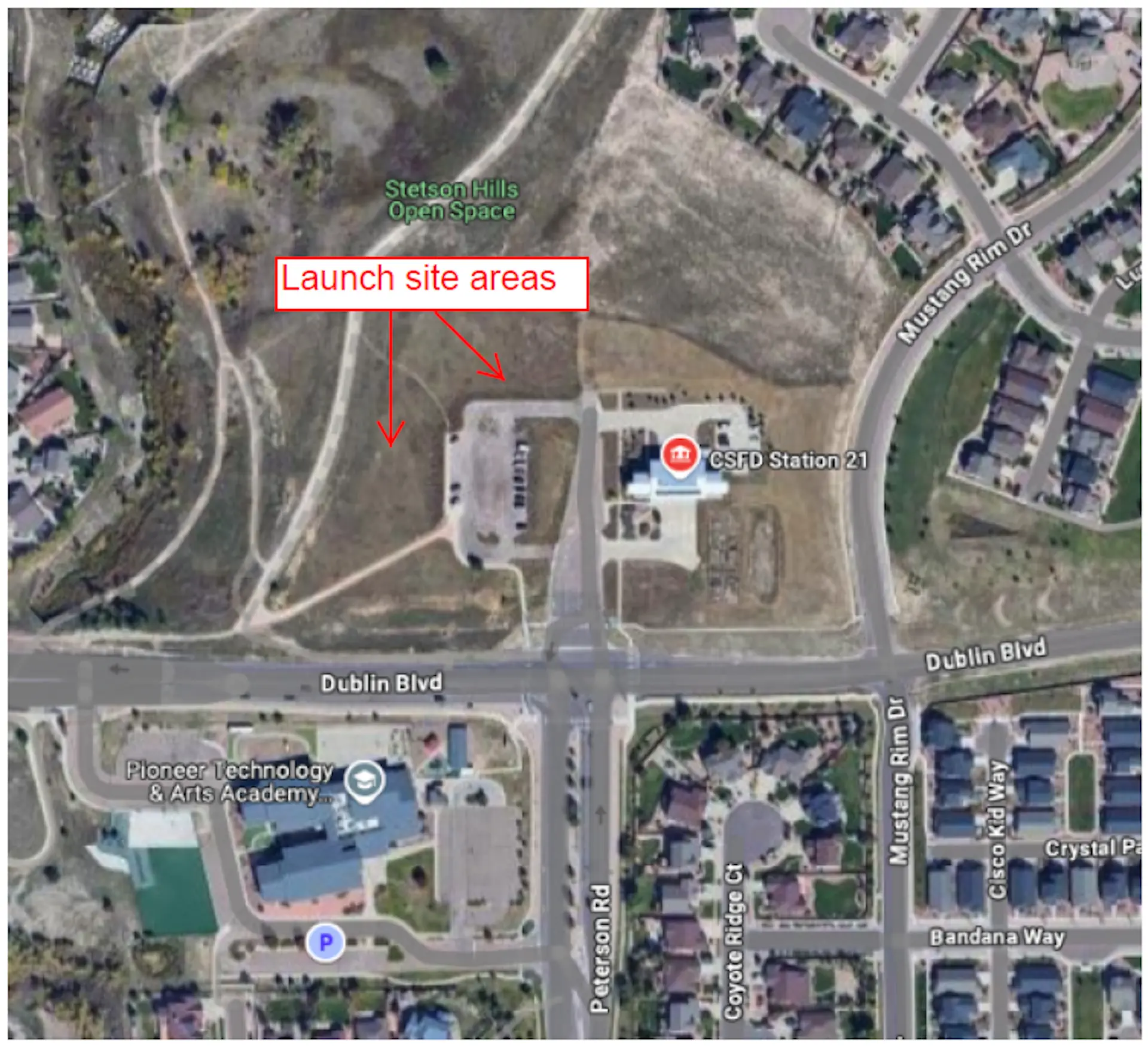 1.  Memorial Hospital/Children's Hospital  Briargate Parkway & Austin Bluffs Parkway